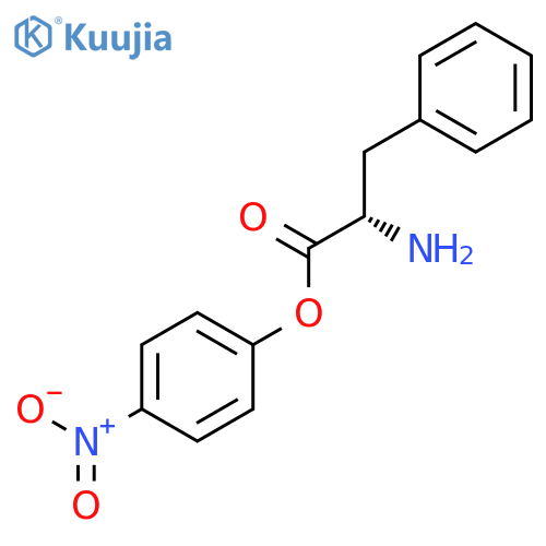 Phenylalanine, 4-nitrophenyl ester structure