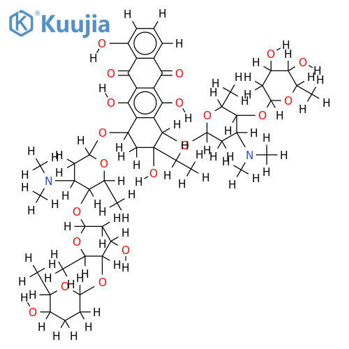 beta-Rhodomycin S-4 structure