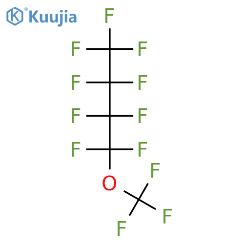 Butane, 1,1,1,2,2,3,3,4,4-nonafluoro-4-(trifluoromethoxy)- structure
