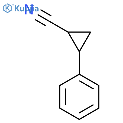 rac-(1R,2R)-2-phenylcyclopropane-1-carbonitrile structure