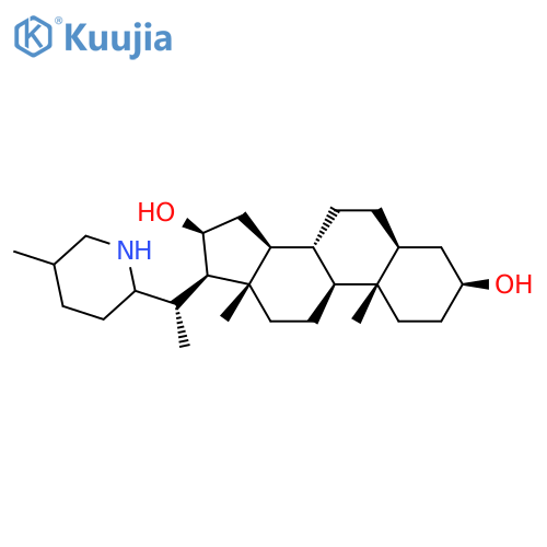 (3S,5S,8R,9S,10S,13S,14S,16S,17R)-10,13-Dimethyl-17-[(1S)-1-(5-methylpiperidin-2-yl)ethyl]-2,3,4,5,6,7,8,9,11,12,14,15,16,17-tetradecahydro-1H-cyclopenta[a]phenanthrene-3,16-diol structure