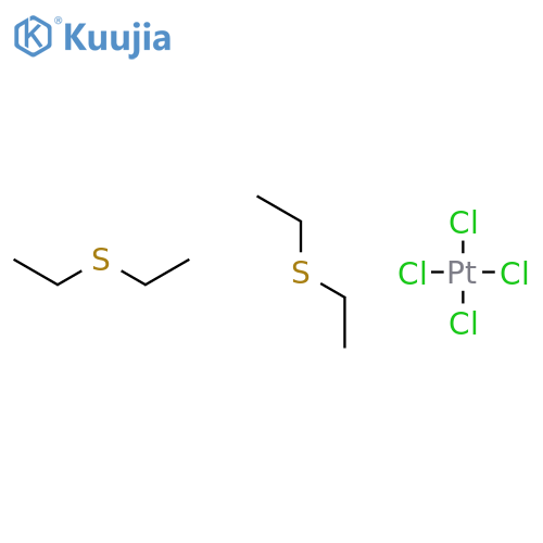 Platinum,tetrachlorobis[1,1'-thiobis[ethane]]- (9CI) structure