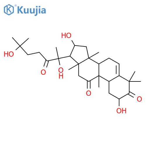 (2S,4R,9beta,16alpha)-2,16,20,25-tetrahydroxy-9,10,14-trimethyl-4,9-cyclo-9,10-secocholest-5-ene-1,11,22-trione structure