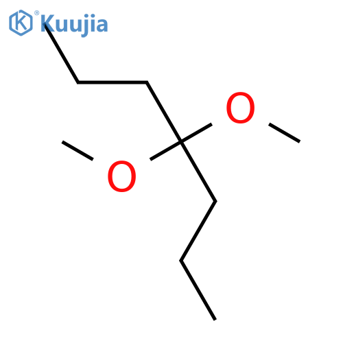 Heptane, 4,4-dimethoxy- structure