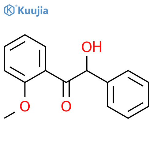 Ethanone, 2-hydroxy-1-(2-methoxyphenyl)-2-phenyl- structure