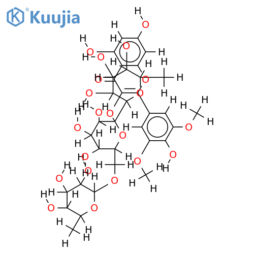 3-O-Rhamnosylrutinoside-Syringetin structure