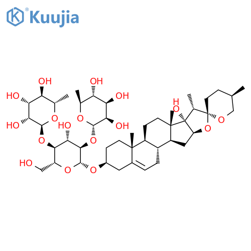 Pennogenin 3-O-beta-chacotrioside structure
