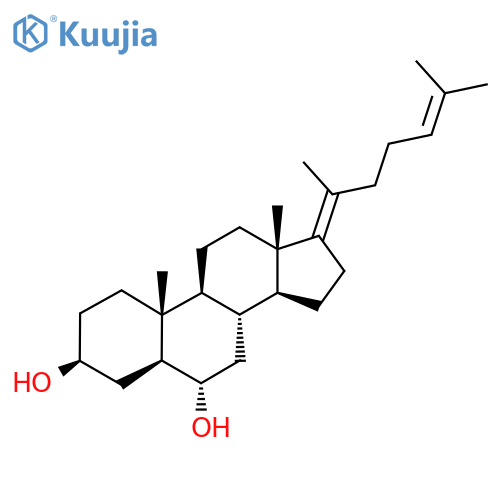 Cholesta-17(20),24-diene-3,6-diol, (3beta,5alpha,6alpha)- structure