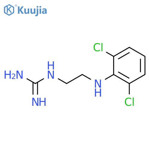 Guanidine,N-[2-[(2,6-dichlorophenyl)amino]ethyl]- structure