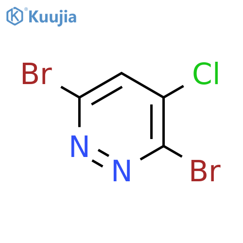 Pyridazine, 3,6-dibromo-4-chloro- structure