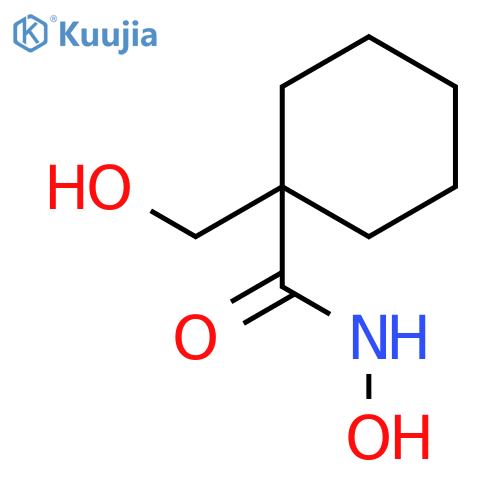 CYCLOHEXANECARBOXAMIDE, N-HYDROXY-1-(HYDROXYMETHYL)- structure