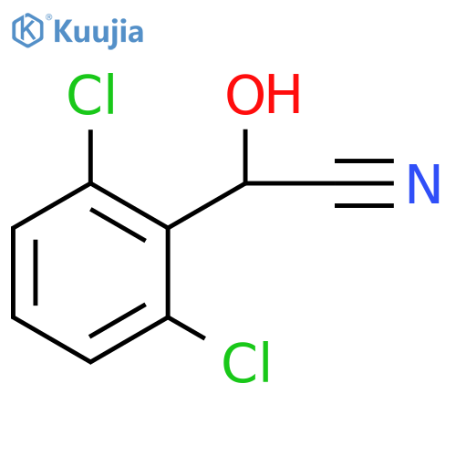 2-(2,6-dichlorophenyl)-2-hydroxyacetonitrile structure