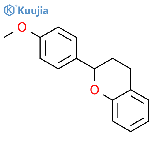 2H-1-Benzopyran,3,4-dihydro-2-(4-methoxyphenyl)-(9CI) structure