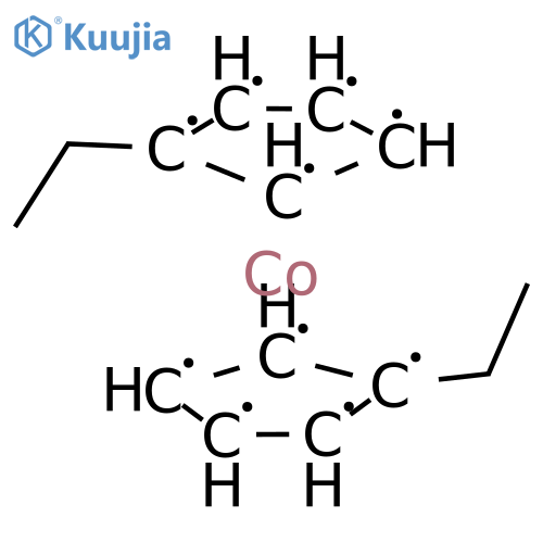 Cobaltocene,1,1'-diethyl- structure