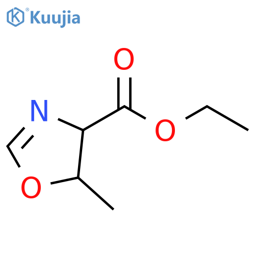 4-Oxazolecarboxylic acid, 4,5-dihydro-5-methyl-, ethyl ester structure