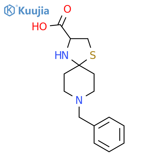 8-Benzyl-1-Thia-4,8-Diazaspiro4.5Decane-3-Carboxylic Acid structure