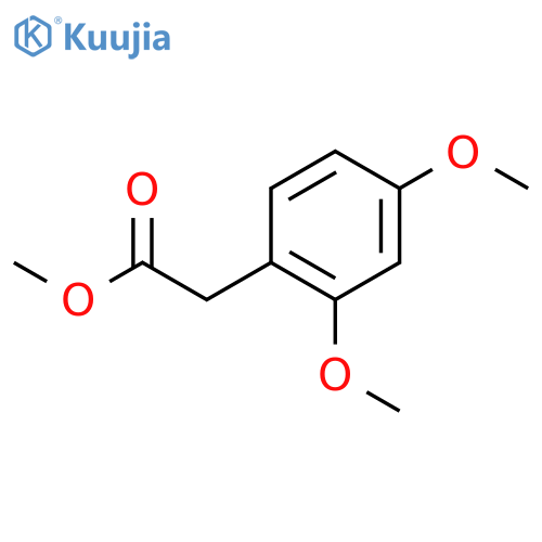 Methyl 2-(2,4-dimethoxyphenyl)acetate structure