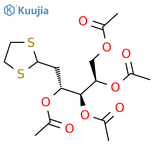 [(2R,3S,4R)-2,3,4-Triacetyloxy-5-(1,3-dithiolan-2-yl)pentyl] acetate structure