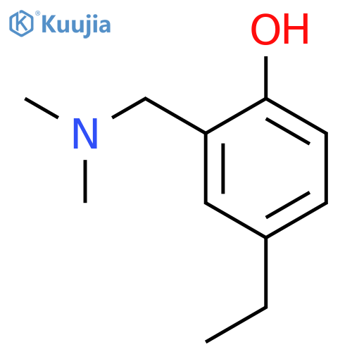 2-(Dimethylamino)methyl-4-ethylbenzenol structure