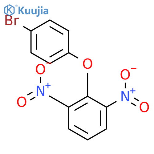 BENZENE, 2-(4-BROMOPHENOXY)-1,3-DINITRO- structure