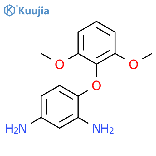 1,3-BENZENEDIAMINE, 4-(2,6-DIMETHOXYPHENOXY)- structure