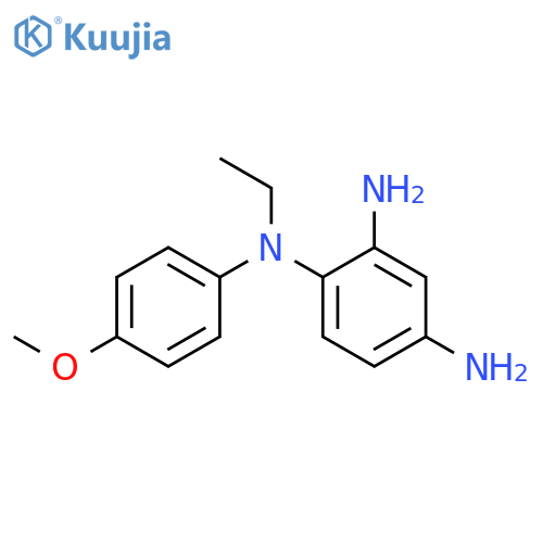 1,2,4-BENZENETRIAMINE, N1-ETHYL-N1-(4-METHOXYPHENYL)- structure