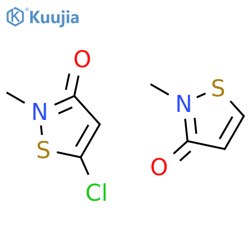 Chloromethylisothiazolinone-methylisothiazolinone Mixture (~10% in water) structure