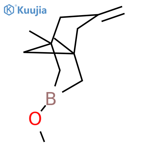 3-Borabicyclo[3.3.1]nonane, 3-methoxy-1,5-dimethyl-7-methylene- structure