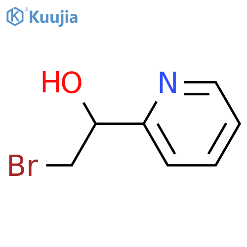 2-bromo-1-(pyridin-2-yl)ethan-1-ol structure