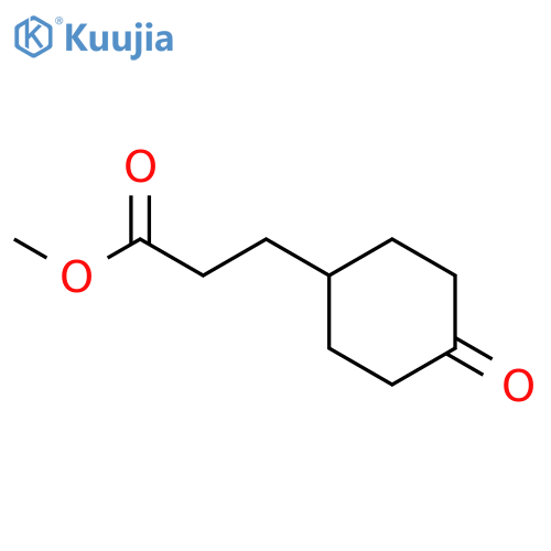 methyl 3-(4-oxocyclohexyl)propanoate structure