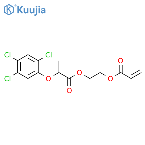 2-Propenoic acid, 2-[1-oxo-2-(2,4,5-trichlorophenoxy)propoxy]ethylester structure