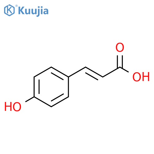 2-Propenoic acid, 3-(4-hydroxyphenyl)-, (2E)-, homopolymer structure
