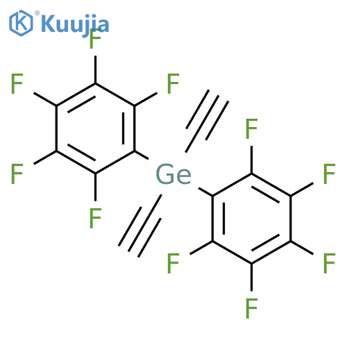 Germane, diethynylbis(pentafluorophenyl)- structure