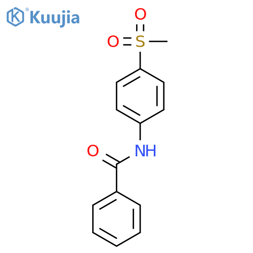 BENZAMIDE, N-[4-(METHYLSULFONYL)PHENYL]- structure