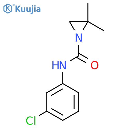 N-(3-Chlorophenyl)-2,2-dimethylaziridine-1-carboxamide structure