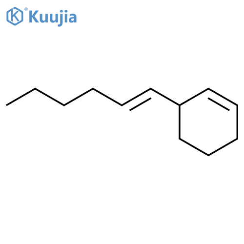 Cyclohexene,3-(1E)-1-hexen-1-yl- structure