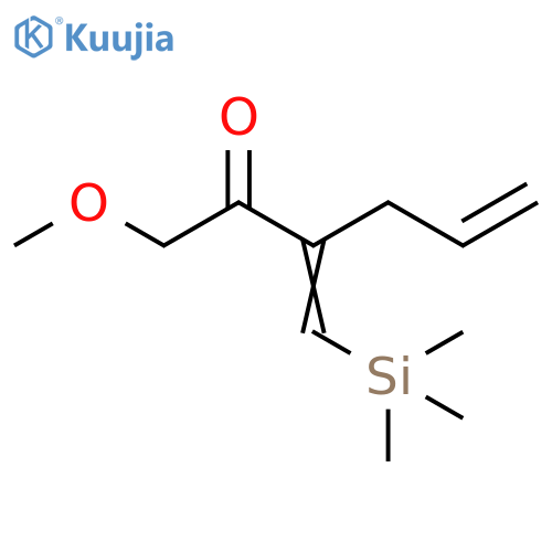 5-Hexen-2-one, 1-methoxy-3-[(trimethylsilyl)methylene]- structure