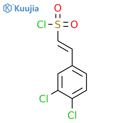 Ethenesulfonyl chloride, 2-(3,4-dichlorophenyl)- structure