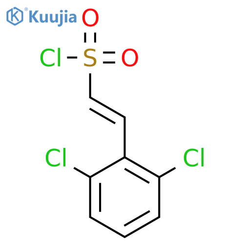 Ethenesulfonyl chloride, 2-(2,6-dichlorophenyl)- structure