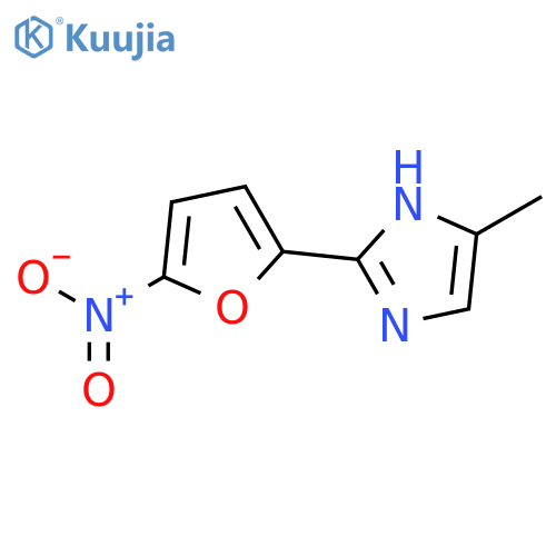 5-methyl-2-(5-nitro-2-furanyl)-1H-Imidazole structure