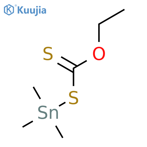 Stannane, [(ethoxythioxomethyl)thio]trimethyl- structure