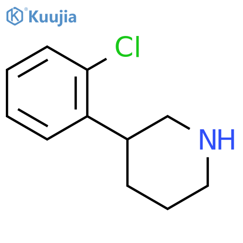 3-(2-chlorophenyl)piperidine structure