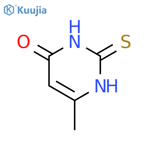 Methylthiouracil structure