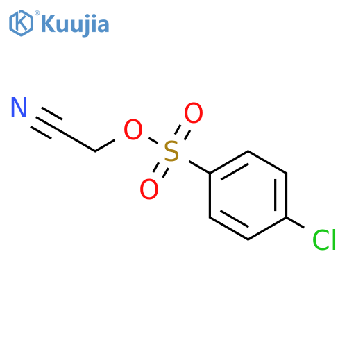 Benzenesulfonic acid,4-chloro-, cyanomethyl ester structure