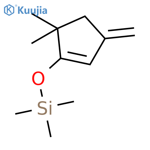 Silane, [(5,5-dimethyl-3-methylene-1-cyclopenten-1-yl)oxy]trimethyl- structure