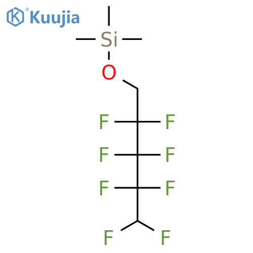 Silane, trimethyl[(2,2,3,3,4,4,5,5-octafluoropentyl)oxy]- structure