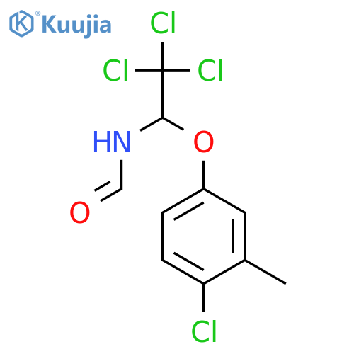 FORMAMIDE, N-[2,2,2-TRICHLORO-1-(4-CHLORO-3-METHYLPHENOXY)ETHYL]- structure