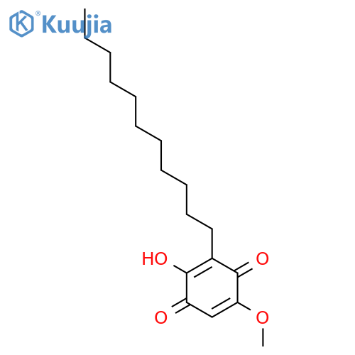 2,5-Cyclohexadiene-1,4-dione,2-hydroxy-5-methoxy-3-undecyl- structure