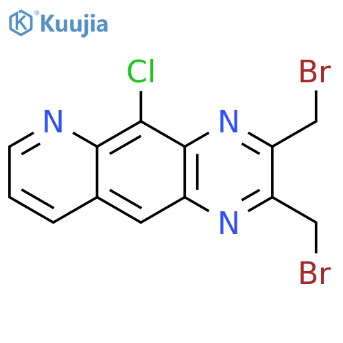 PYRIDO[2,3-G]QUINOXALINE, 2,3-BIS(BROMOMETHYL)-5-CHLORO- structure