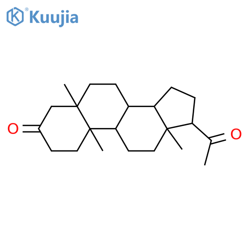 5-Methyl-5β-pregnane-3,20-dione structure
